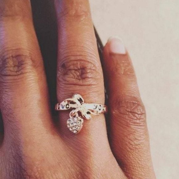 Inscribed 'Love You' Ring - Picture 3 of 3